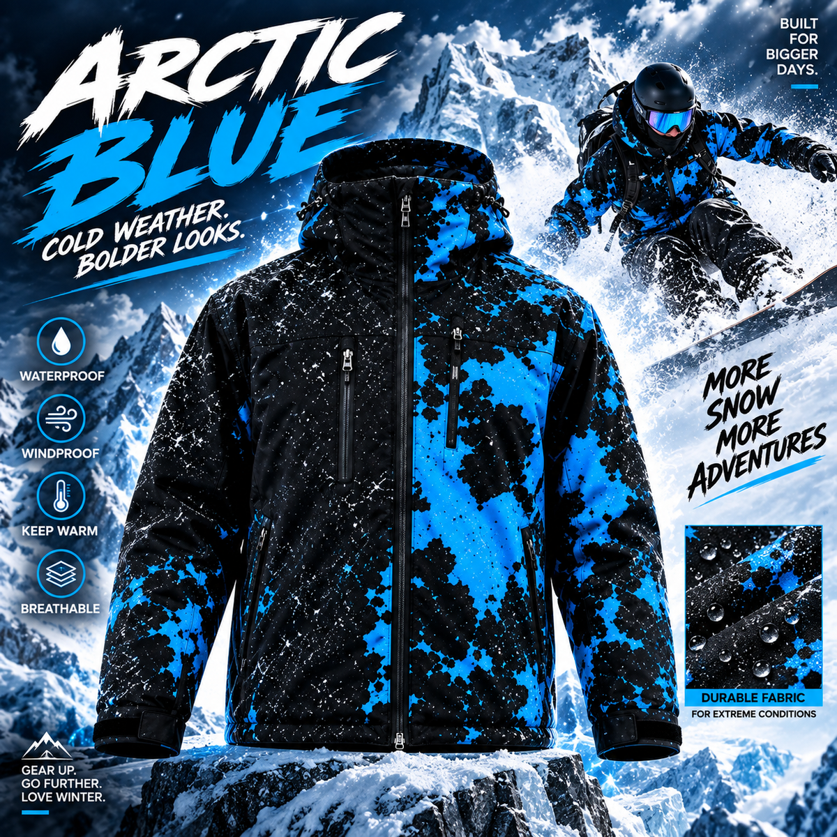 ❄️ The Jacket That Changes When It Snows