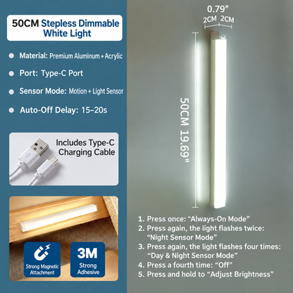 🔥 SAVE 52%! Next-Gen Motion Sensor Light – Smart Lighting, No Wiring!