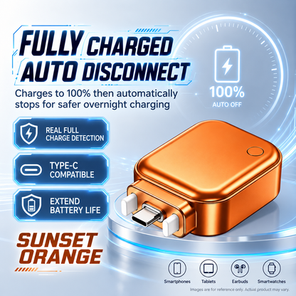 🔥Hot Sale 55% OFF ✨140W Type-C Physical-Disconnect Battery Guard - Auto & Self-Eject Charger