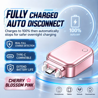 🔥Hot Sale 55% OFF ✨140W Type-C Physical-Disconnect Battery Guard - Auto & Self-Eject Charger