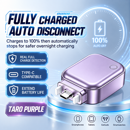 🔥Hot Sale 55% OFF ✨140W Type-C Physical-Disconnect Battery Guard - Auto & Self-Eject Charger