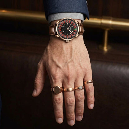 Rotating Decorative Dial Watch for Men – Make A Power Move With This Unique Timepiece