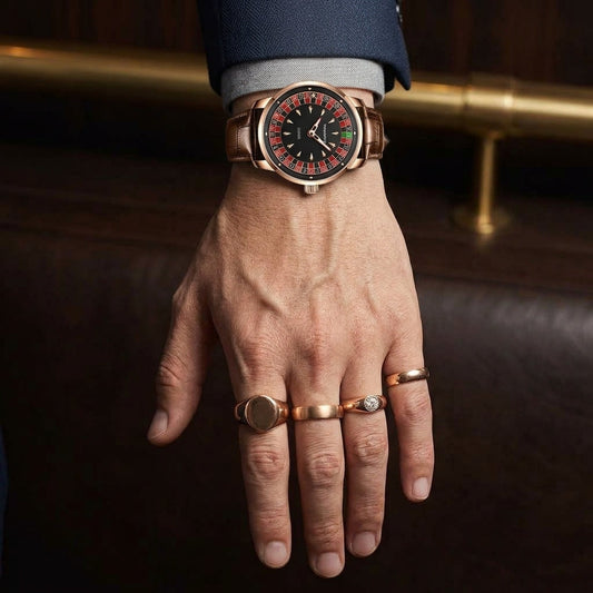Rotating Decorative Dial Watch for Men – Make A Power Move With This Unique Timepiece