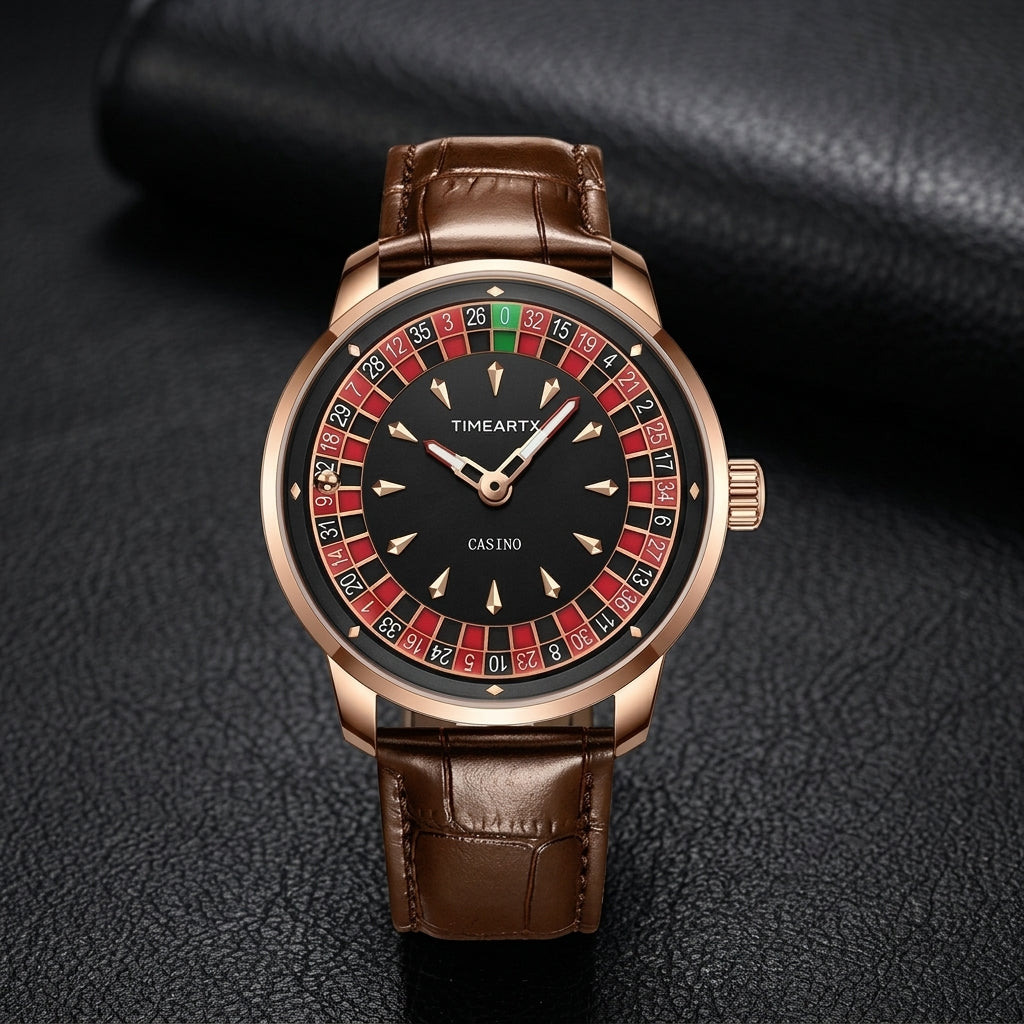 Rotating Decorative Dial Watch for Men – Make A Power Move With This Unique Timepiece