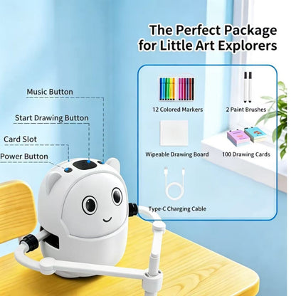 🔥 SAVE 33%! 🎁 Next-Gen Drawing Robot – A Creative Christmas Gift for Kids!