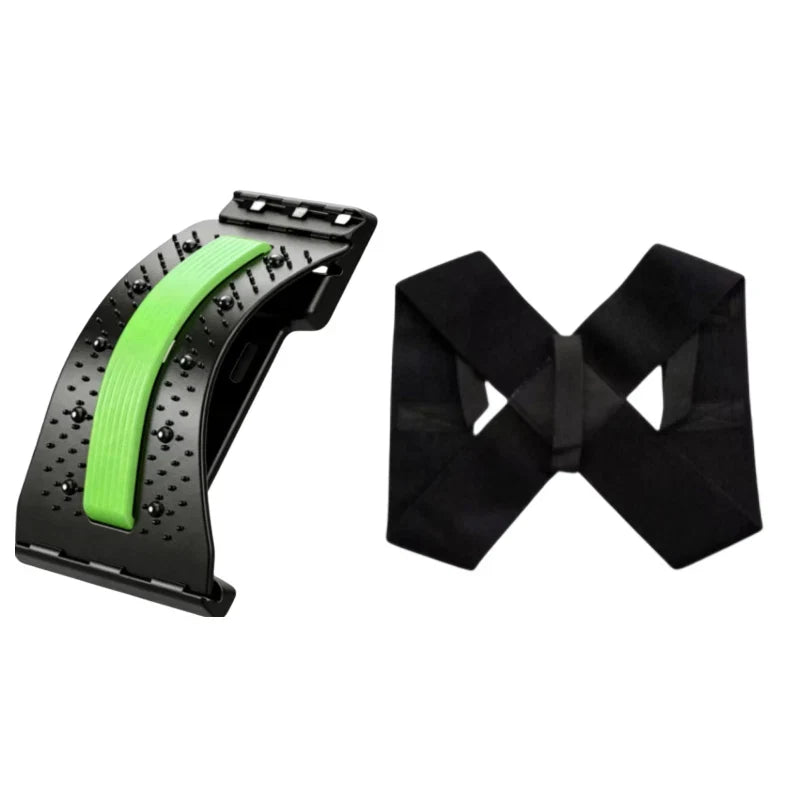 🧲 50% OFF NOW! 🔥 Magnetic Lumbar Stretcher – Acupressure Massage, Portable Design & Relieves Back Pain 🧘‍♂️✨