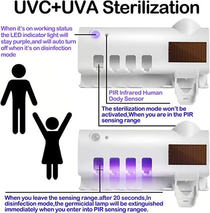💥BUY 1 GET 1 FREE Today!! Smart UV Sterilizing Toothbrush Holder🦷