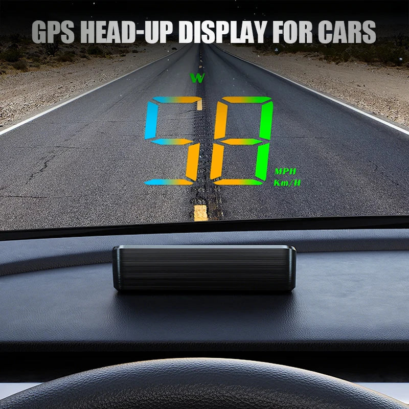 🔥Car Head-Up Display with GPS