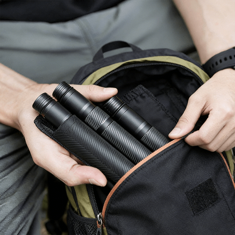 Tervizo™ Tactical Trekking Staff — Detachable Survival System