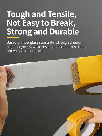 Heavy Duty Double Sided Mesh Tape - Industrial Strength Adhesive (66ft/20m * 2 inch (5cm))
