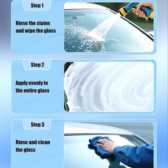 Deep-Clean Windshield Oil Film Remover Brush