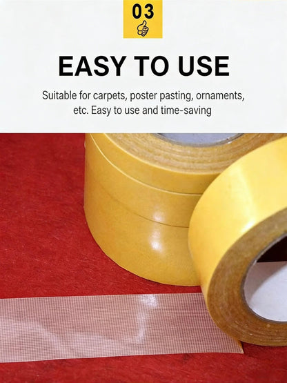 Heavy Duty Double Sided Mesh Tape - Industrial Strength Adhesive (66ft/20m * 2 inch (5cm))