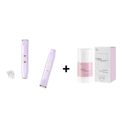 🚨 Pink GONE !! ACT FAST ⚡Bikini Trimmer for Women, Electric Shaver and Razor Rechargeable 2-in-1 Body and Facial Epilator, Underarms and Legs, IPX7 Waterproof