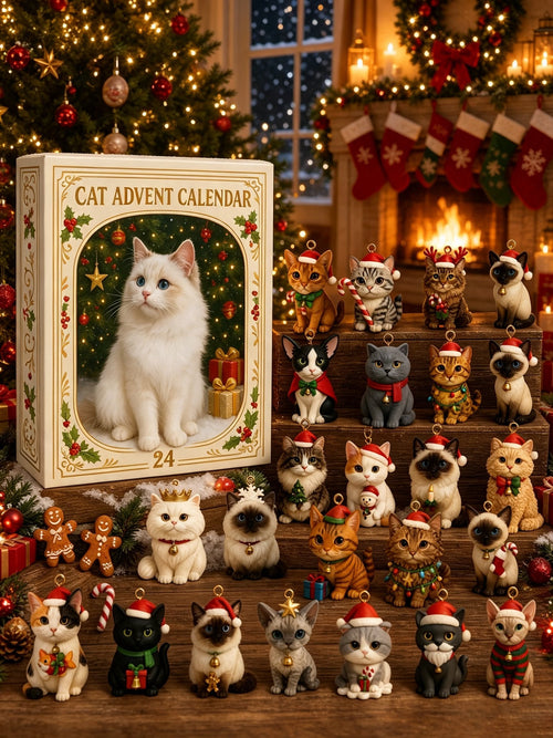🐱 24 Days of Cats Advent Calendar: Christmas Countdown for Cat Lovers