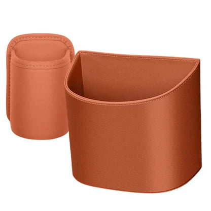 🥳2026 HOT SALE🥳💞50K+ SOLD!🚗🧺 53% OFF! Leather Car Door Cup Holder – Wide‑mouth opening, easy reach for drinks & phone. Clip‑on secure fit. PU leather, tough & stylish. 🛡️✨