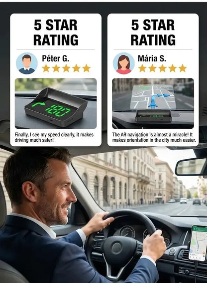 🔥Car Head-Up Display with GPS