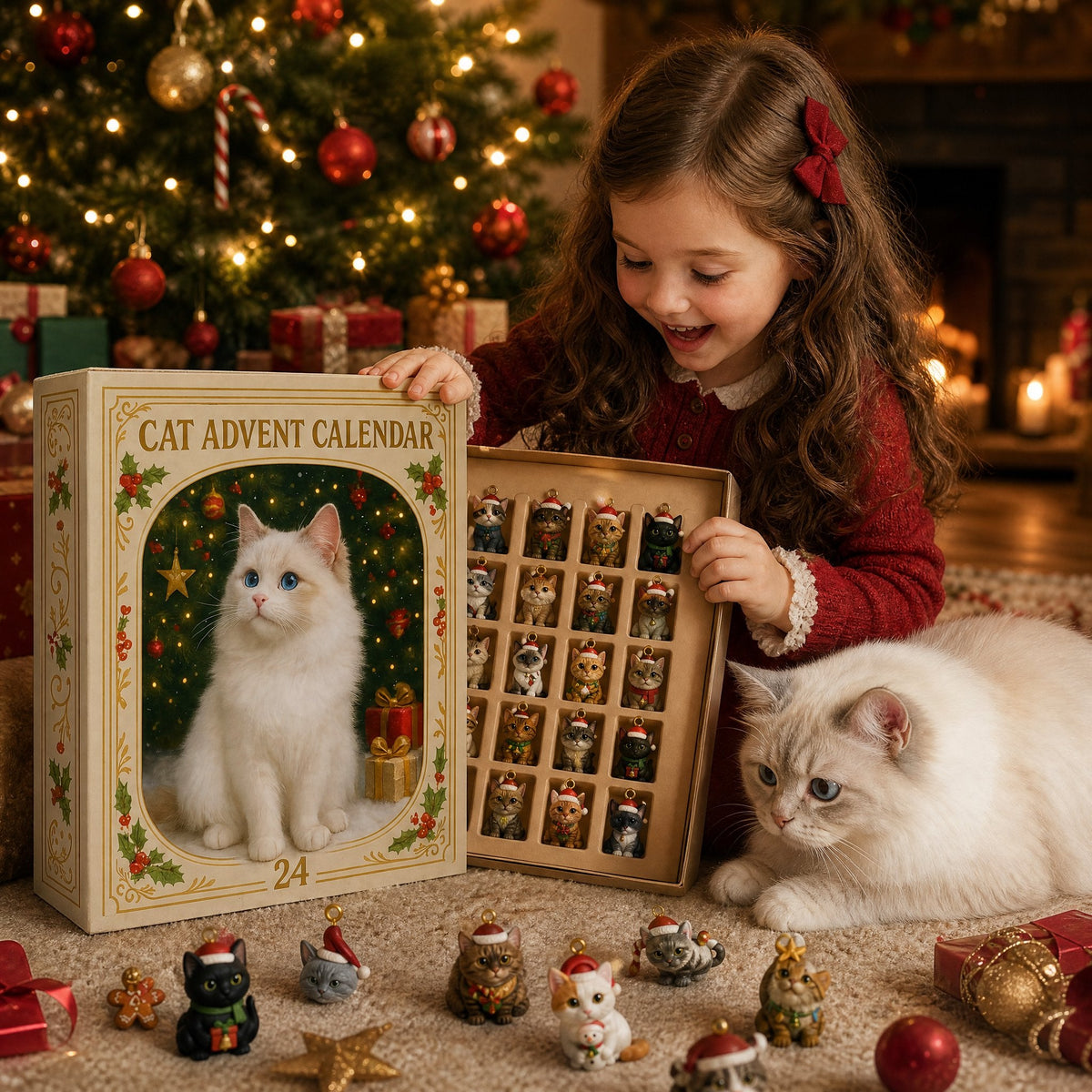 🐱 24 Days of Cats Advent Calendar: Christmas Countdown for Cat Lovers