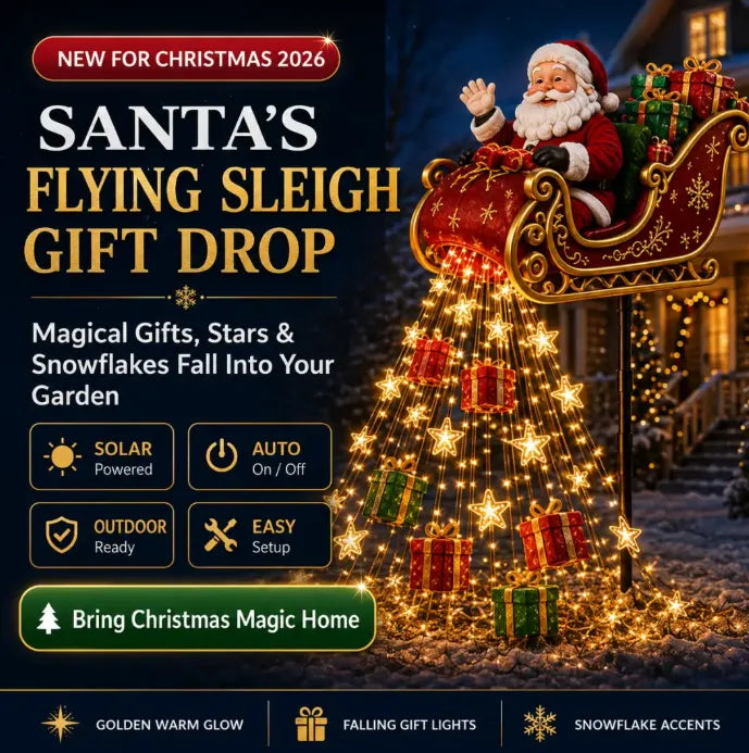 🎄Last day 49% OFF⛄Snowman Magic Fountain-Flowing Snowflake LED Christmas Garden Light❄