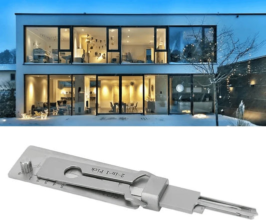 🔥HOT SALE 49% OFF⚒️Stainless Steel Master Key Locksmith Training Tool, SS001 Pro Tool, Practical Cylinder Set