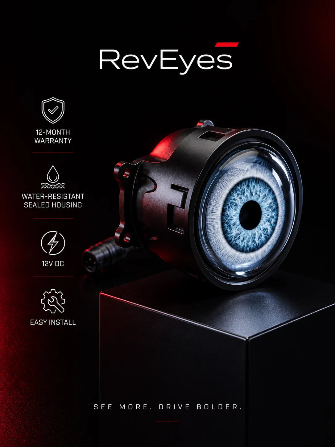 Animated Eyes – 3 Inch Universal LED Lights