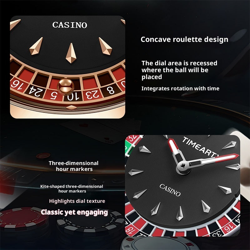 Rotating Decorative Dial Watch for Men – Make A Power Move With This Unique Timepiece