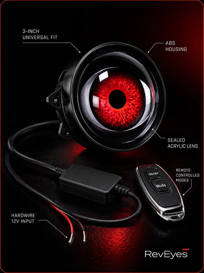 Animated Eyes – 3 Inch Universal LED Lights