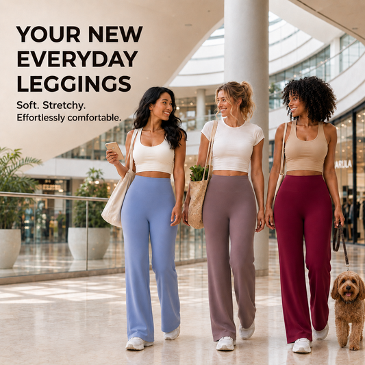 High-Waist Sculpting Straight-Leg Leggings