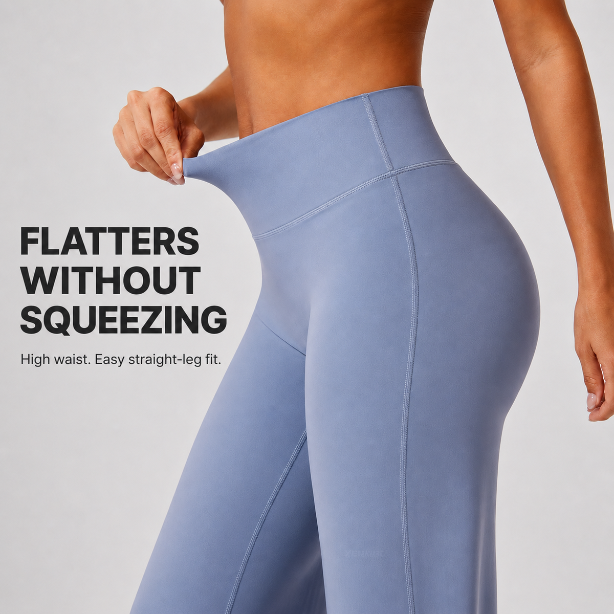 High-Waist Sculpting Straight-Leg Leggings