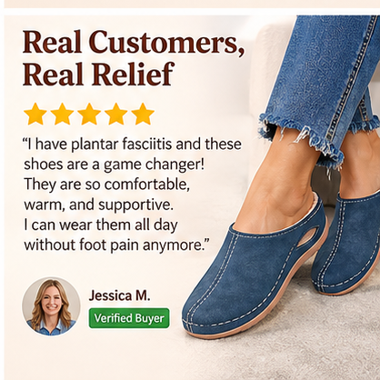 Women's Warm Comfort Winter Mules – Warm Plush Interior with Non-Slip Supportive Sole