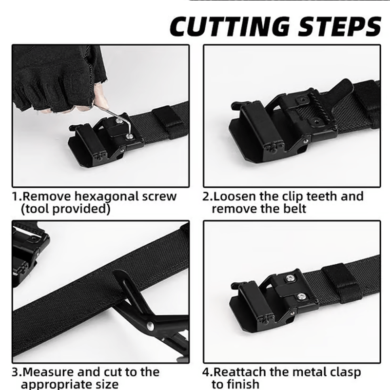 QuickFit Tactical Belt – Cut-Resistant & Tool-Ready Design