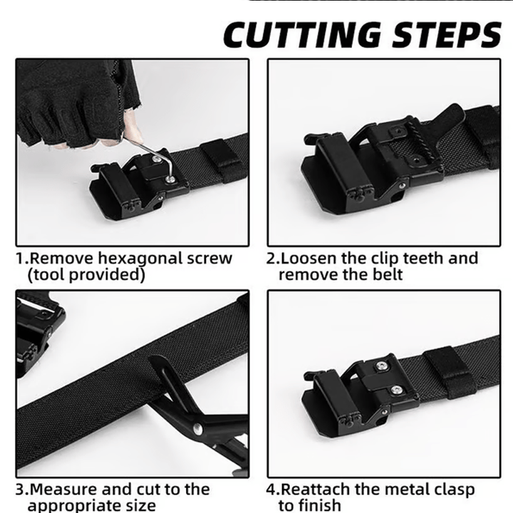 QuickFit Tactical Belt – Cut-Resistant & Tool-Ready Design