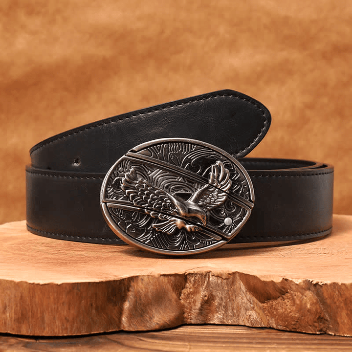 RetroCraft Knife Belt – Classic Leather with Hidden Folding Blade