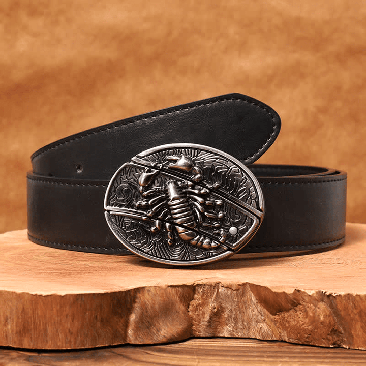 RetroCraft Knife Belt – Classic Leather with Hidden Folding Blade