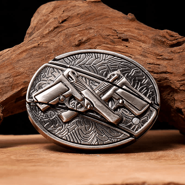 RetroCraft Knife Belt – Classic Leather with Hidden Folding Blade