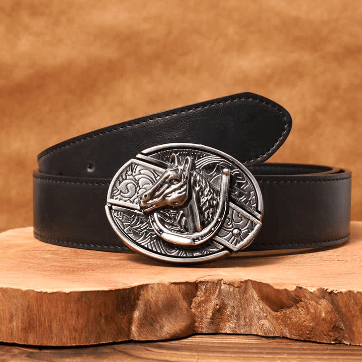 RetroCraft Knife Belt – Classic Leather with Hidden Folding Blade