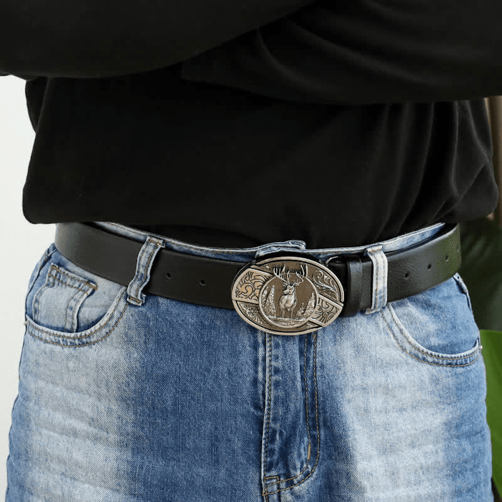 RetroCraft Knife Belt – Classic Leather with Hidden Folding Blade
