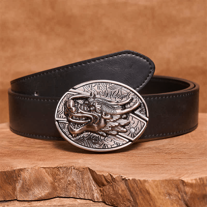 RetroCraft Knife Belt – Classic Leather with Hidden Folding Blade