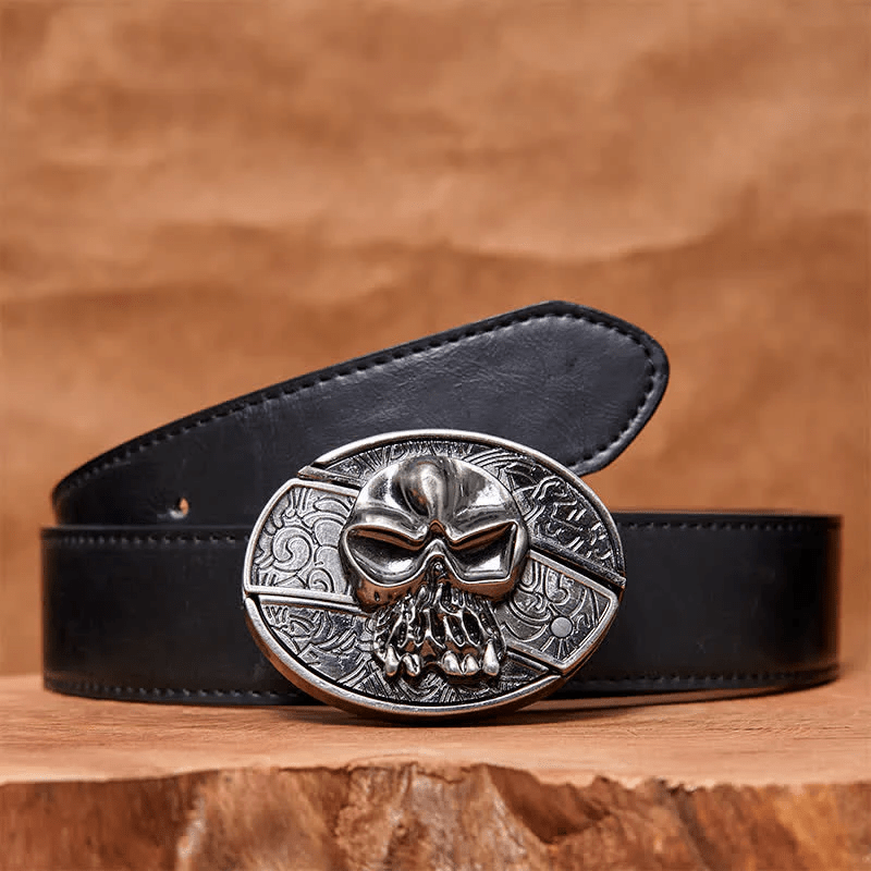 RetroCraft Knife Belt – Classic Leather with Hidden Folding Blade