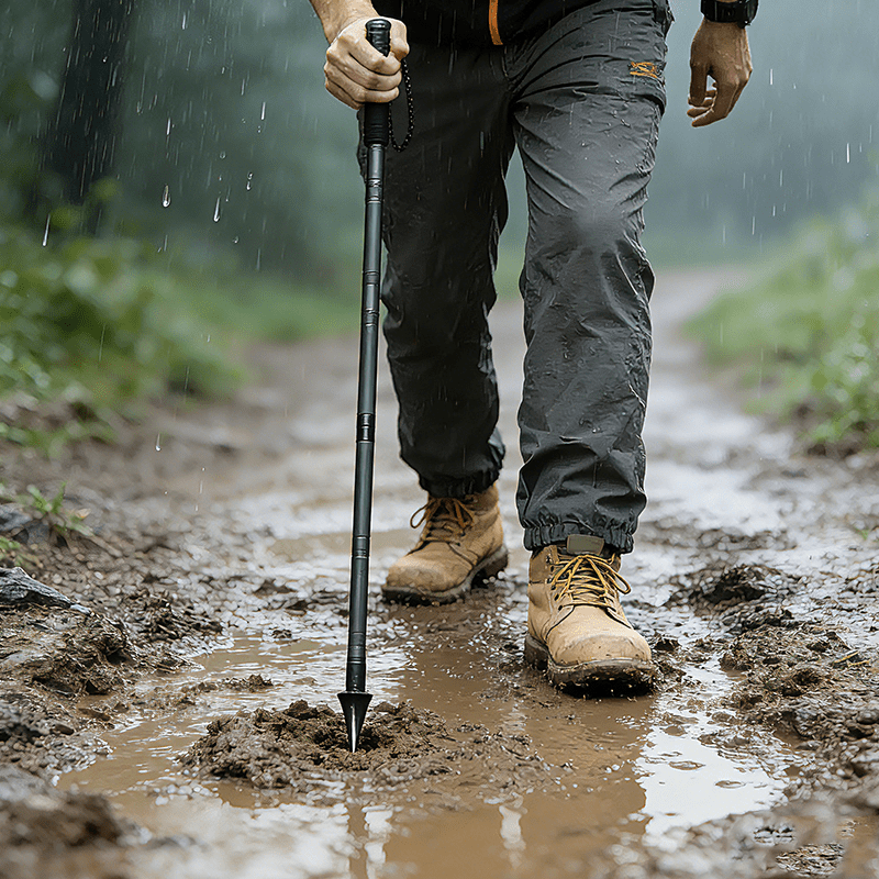 Tervizo™ Tactical Trekking Staff — Detachable Survival System
