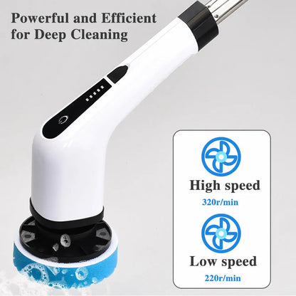 🚀 Next-Gen Electric Spin Scrubber – Powerful Cleaning, Less Scrubbing! 🧽✨