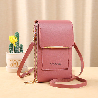 🔥Last Day Promotion：50% OFF👜 📱 Simple and elegant women's touchscreen crossbody phone wallet