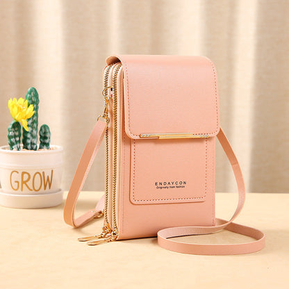 🔥Last Day Promotion：50% OFF👜 📱 Simple and elegant women's touchscreen crossbody phone wallet