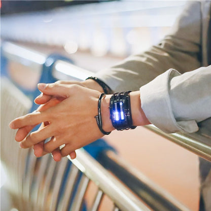 ⌚50% OFF! Men's Binary LED Watch  Stainless Steel, Waterproof Sport Watch ⚡