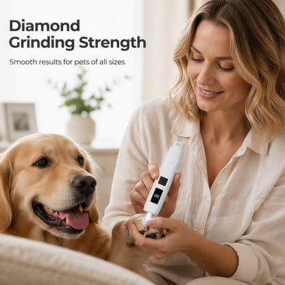 🥳2026 HOT SALE🥳 50K+ SOLD! 🐶💨50% OFF! Electric Pet Nail Grinder | Whisper Quiet, 3-Speed, LED, USB-C Rechargeable for Dogs & Cats ✨