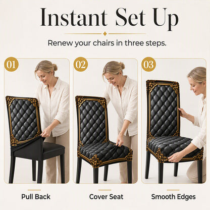 📢50% OFF🔥Washable Stretch Baroque Chair Cover✨