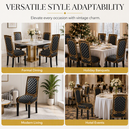 📢50% OFF🔥Washable Stretch Baroque Chair Cover✨