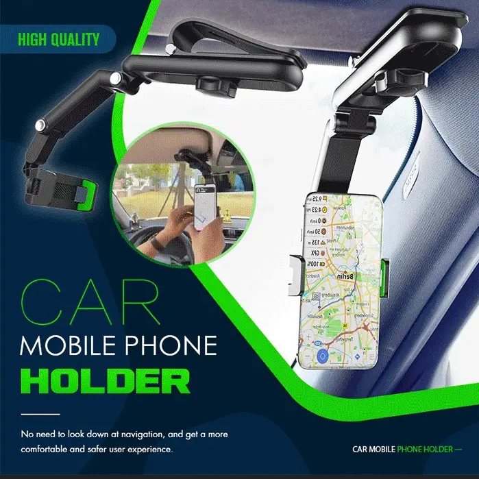 🚗 Safe Driving Car Phone Holder – Hands-Free Navigation & Secure Grip