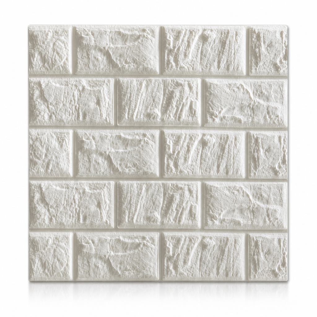 🧱 50% OFF! 🏡 Self-Adhesive 3D Tile Panels – Brick texture, waterproof & 16 colours ✨