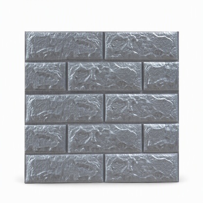 🧱 50% OFF! 🏡 Self-Adhesive 3D Tile Panels – Brick texture, waterproof & 16 colours ✨