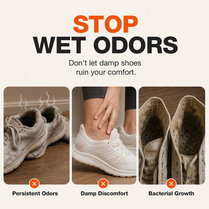 Foldable Shoe Dryer with Smart Timer and UV Light